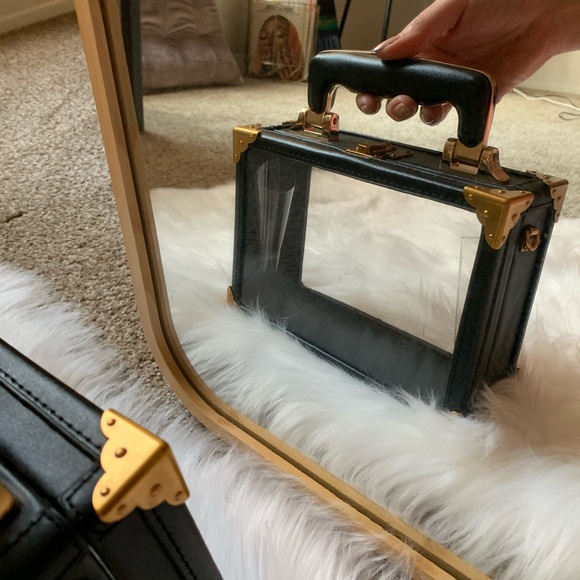 Clear/black handbag 👜 new with tags 🖤 used once